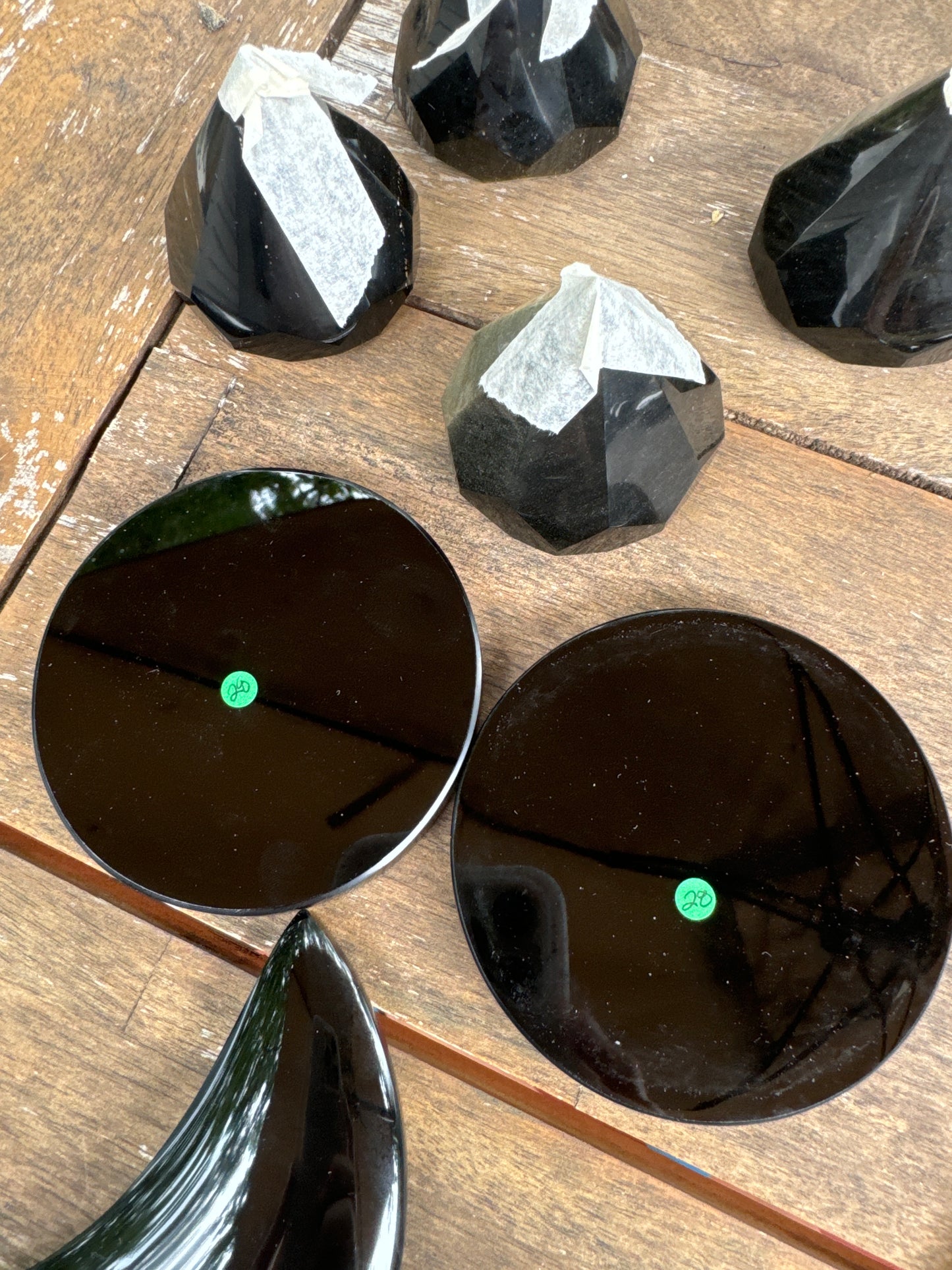 Black Obsidian Mirror