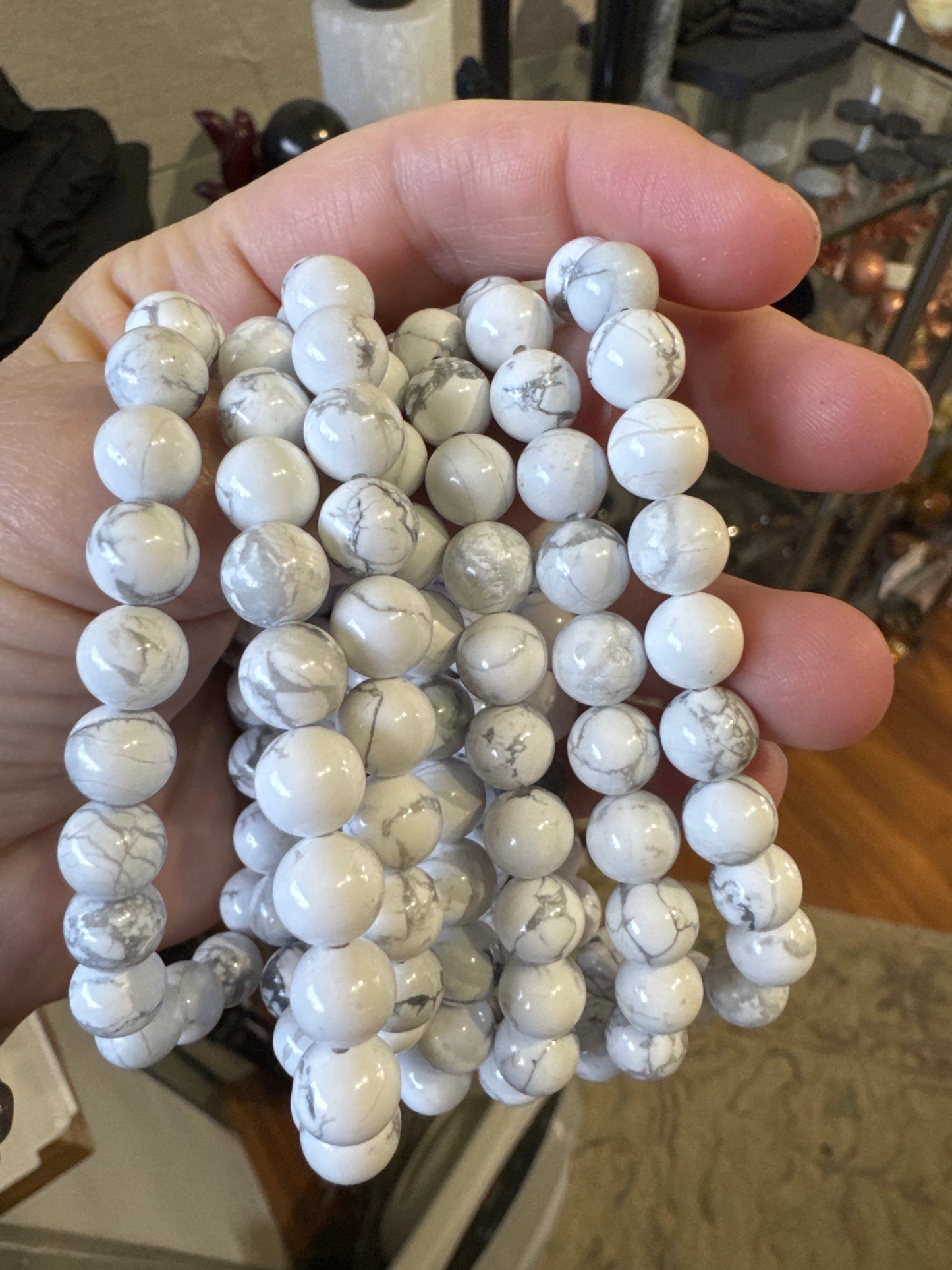 Howlite bracelets