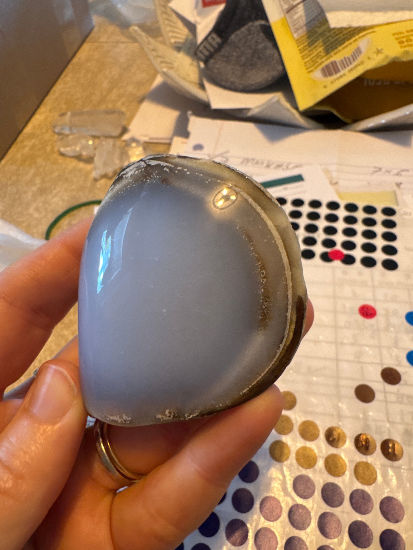 Blue  chalcedony