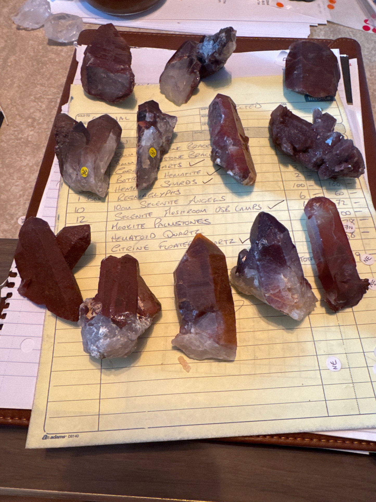 Hematoid quartz